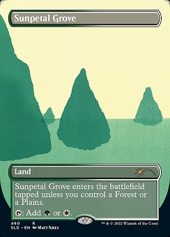 🔥 Sunpetal Grove Secret Lair Drop - Matt Jukes Art